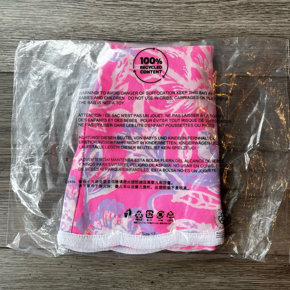 Lilly Pulitzer Girls Mini Michelina Skort Rousseau Pink Zen Garden XS 2T/3T NWT - Picture 9 of 9